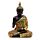 Decorative Black & Orange Gold Thai Buddha - Meditation