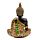 Decorative Black & Orange Gold Thai Buddha - Meditation