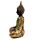 Decorative Black & Orange Gold Thai Buddha - Contemplation