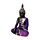 Decorative Thai Buddha Figurine - Purple & Black Dream Meditation
