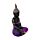 Decorative Thai Buddha Figurine - Purple & Black Dream Meditation