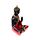 Decorative Thai Buddha Figurine - Red, Black & Gold Meditation