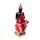 Decorative Thai Buddha Figurine - Red, Black & Gold Enlightenment