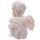 Cute Seated Love Cherub with Red Heart Gem