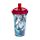 Shatterproof Double Walled Cup with Lid and Straw - Hatsune Miku