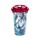 Shatterproof Double Walled Cup with Lid and Straw - Hatsune Miku