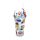 Double Walled Cup with Lid, Straw & Charms - Foodiemals Boulangerie
