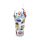 Double Walled Cup with Lid, Straw & Charms - Foodiemals Boulangerie