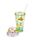 Double Walled Cup with Lid, Straw & Charms - Springtime