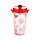 Shatterproof Double Walled Cup with Lid and Straw - Amore Hearts