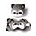 Relaxeazzz Travel Pillow & Eye Mask - Raccoon