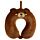 Relaxeazzz Plush Memory Foam Travel Pillow - Bear