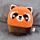 Squidglys Plush Toy - Ru the Red Panda Adoramals Wild