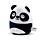 Squidglys Plush Toy - Susu the Panda Adoramals Wild
