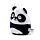 Squidglys Plush Toy - Susu the Panda Adoramals Wild