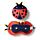 Relaxeazzz Travel Pillow & Eye Mask - Adorabugs Ladybug