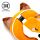 Relaxeazzz Travel Pillow & Eye Mask - Adoramals Finnick the Fox