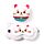 Relaxeazzz Travel Pillow & Eye Mask - Maneki Neko Lucky Cat