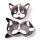 Relaxeazzz Travel Pillow & Eye Mask - French Bulldog