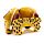 Relaxeazzz Travel Pillow & Eye Mask - Leopard