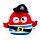 Squidglys Plush Toy - Jolly Rogers Pirates