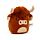 Squidglys Plush Toy - Highland Coo Cow