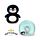 2-in-1 Swapseazzz Travel Pillow and Plush Toy - Nico the Penguin Adoramals Ocean