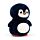 2-in-1 Swapseazzz Travel Pillow and Plush Toy - Nico the Penguin Adoramals Ocean