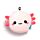 Relaxeazzz Travel Pillow & Eye Mask - Adoramals Maddie the Axolotl