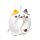 Relaxeazzz Plush Memory Foam Travel Pillow - Adoramals Lola the Cat