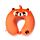 Relaxeazzz Plush Memory Foam Travel Pillow - Adoramals Ru the Red Panda
