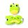 Relaxeazzz Travel Pillow & Eye Mask - Adoramals Silas the Frog