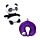 2-in-1 Swapseazzz Travel Pillow and Plush Toy - Adoramals Susu the Panda