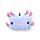 Relaxeazzz Travel Pillow & Eye Mask - Minecraft Axolotl