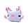 Relaxeazzz Travel Pillow & Eye Mask - Minecraft Axolotl
