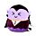 Squidglys Plush Toy - Spooky Dracula