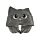Hoodeazzz Travel Pillow & Hood - Beans & Co Pepper the Cat