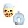 2-in-1 Swapseazzz Travel Pillow and Plush Toy - Foodiemals Boba the Bubble Tea