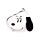 Relaxeazzz Travel Pillow & Eye Mask - Peanuts Snoopy
