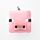 Relaxeazzz Shaped Travel Pillow & Eye Mask - Minecraft Pig