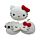 Relaxeazzz Travel Pillow & Eye Mask - Hello Kitty