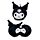 Relaxeazzz Travel Pillow & Eye Mask - Kuromi Hello Kitty Rabbit