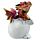 Hatching Egg Elements Dragon Figurine