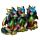 Hear No See No Speak No Metallic Rainbow Dragon Figurine