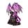 Dark Legends LED Dragon - Keeper of the Death Gate Amethyst Dragon