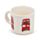 Set of 2 Porcelain Espresso Cups - London Souvenir Red Bus