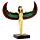 Decorative Gold Egyptian Winged Standing Isis Figurine