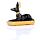 Gold and Black Egyptian Anubis Jackal Figurine