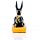 Gold and Black Egyptian Anubis Jackal Figurine