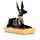 Gold and Black Egyptian Anubis Jackal Figurine